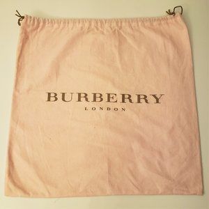 Burberry Dust Bag - Pink in Color - Large - Vintag